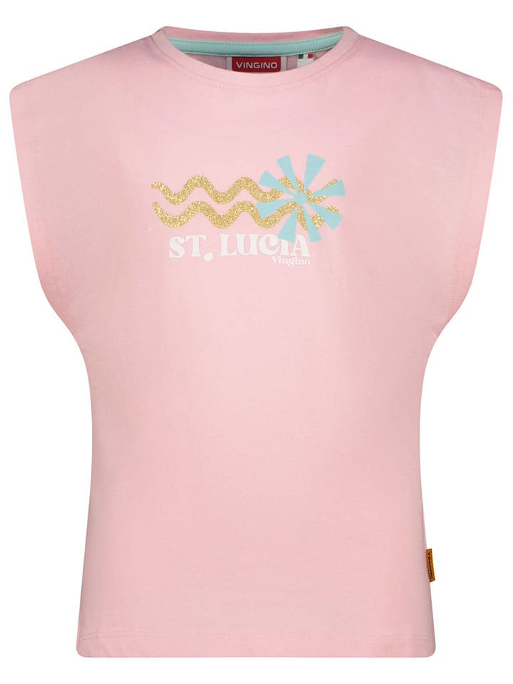 Vingino Koszulka w kolorze jasnoróżowym rozmiar: 176