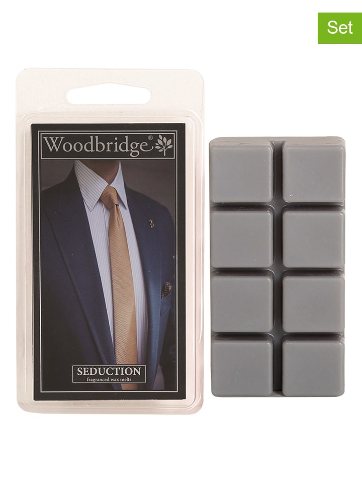 Woodbridge Wosk zapachowy (2 szt.) "Seduction" w kolorze szarym - 2 x 68 g rozmiar: onesize