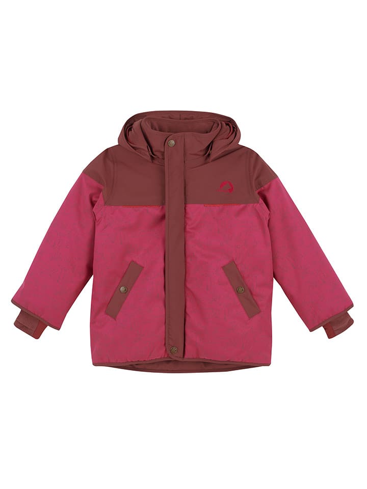 finkid Kurtka zimowa "Koira Ice" w kolorze różowo-brązowym rozmiar: 90/100