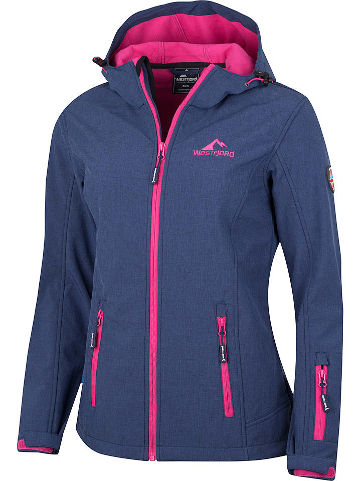 Westfjord Kurtka softshellowa "Eldfjall" w kolorze granatowym rozmiar: XL