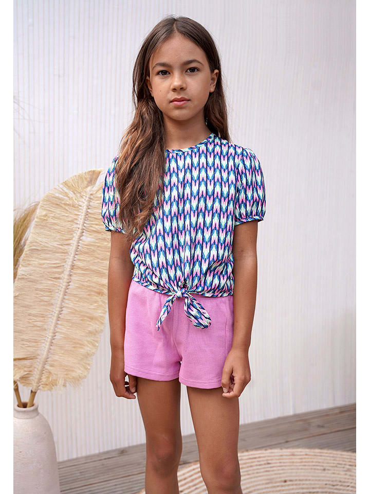 B.Nosy Szorty dresowe w kolorze różowym rozmiar: 104