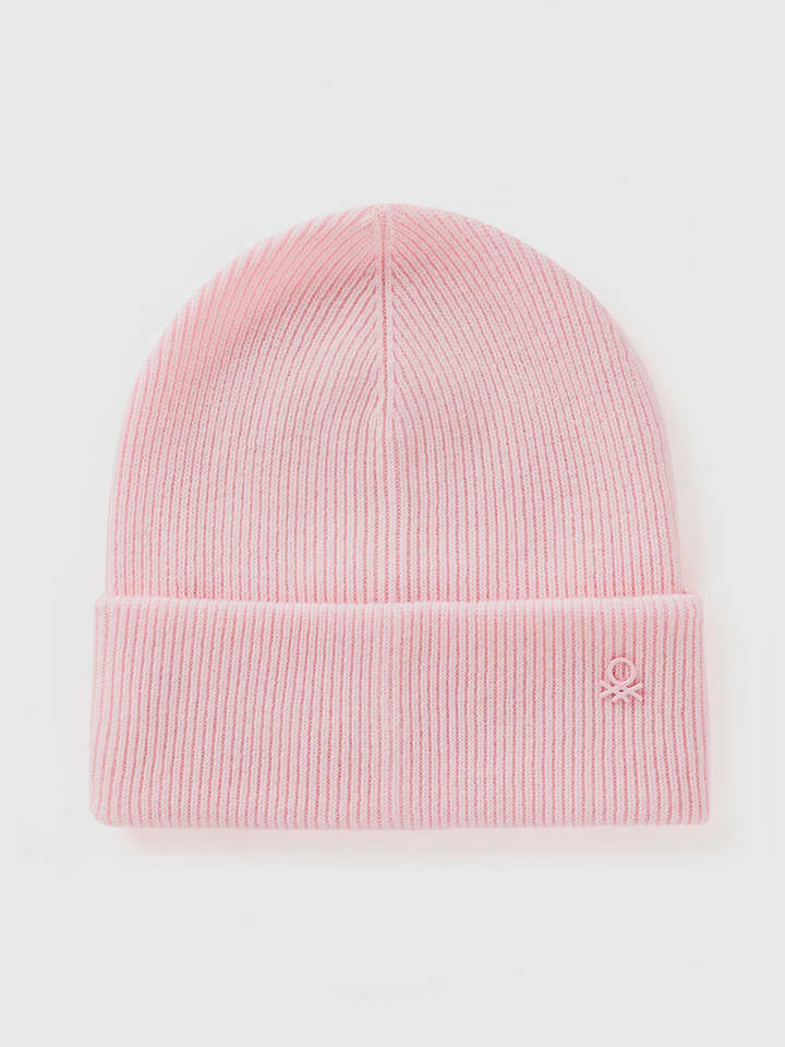 Benetton Czapka w kolorze jasnoróżowym rozmiar: 130