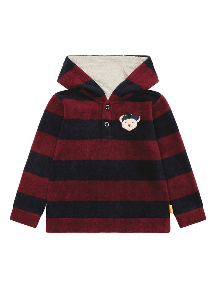 Bluza polarowa w kolorze czarno-bordowym