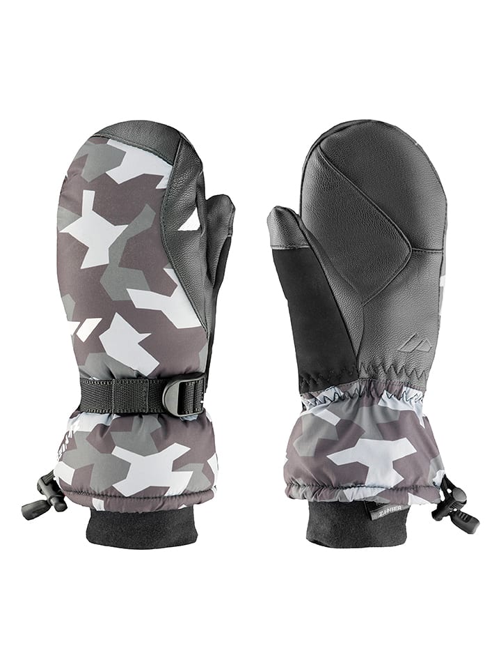 Zanier Rękawice narciarskie "Polar Down" w kolorze antracytowym rozmiar: 5