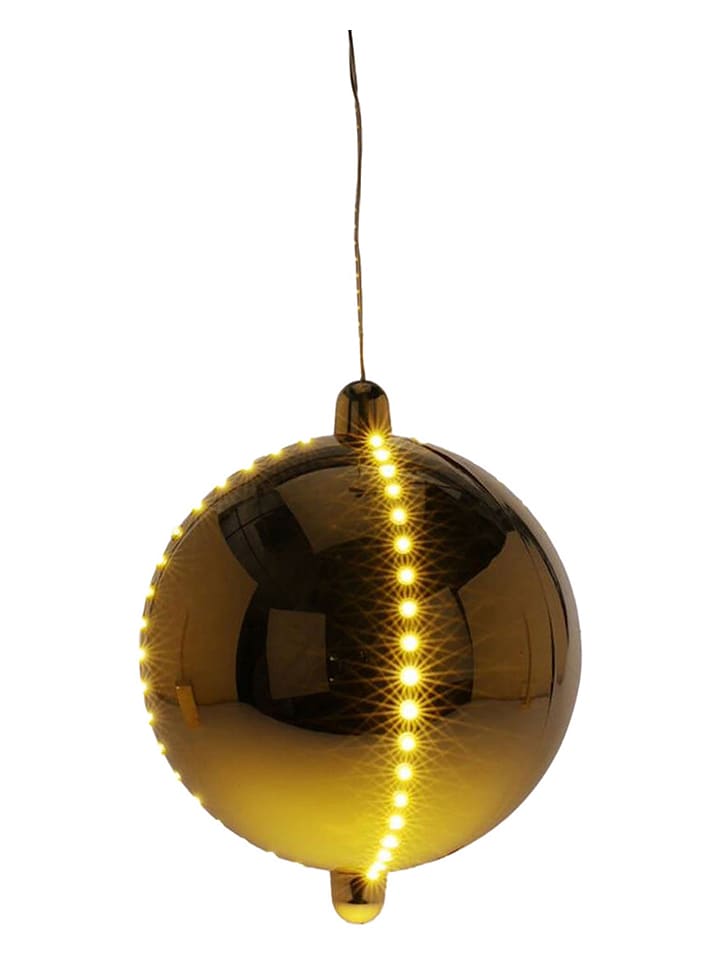 WellHome Bombka LED w kolorze złotym - Ø 15 cm rozmiar: onesize