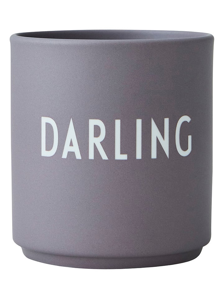 Design Letters Kubek "Darling" w kolorze szarym - 250 ml rozmiar: onesize