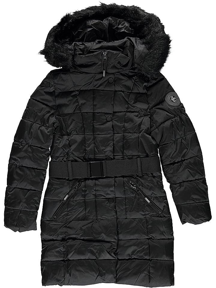 Geographical Norway Kurtka zimowa "Anemone" w kolorze czarnym rozmiar: 140