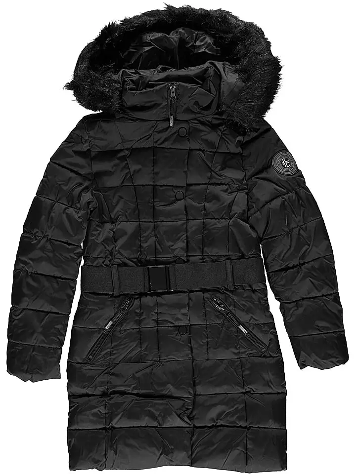 Geographical Norway Kurtka zimowa "Anemone" w kolorze czarnym rozmiar: 140