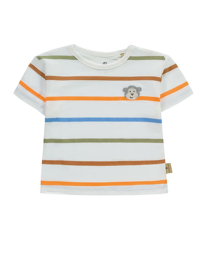 Koszulka w kolorze białym ze wzorem