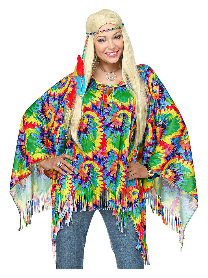 Carnival Party 2-częściowy kostium "Hippie" ze wzorem rozmiar: onesize