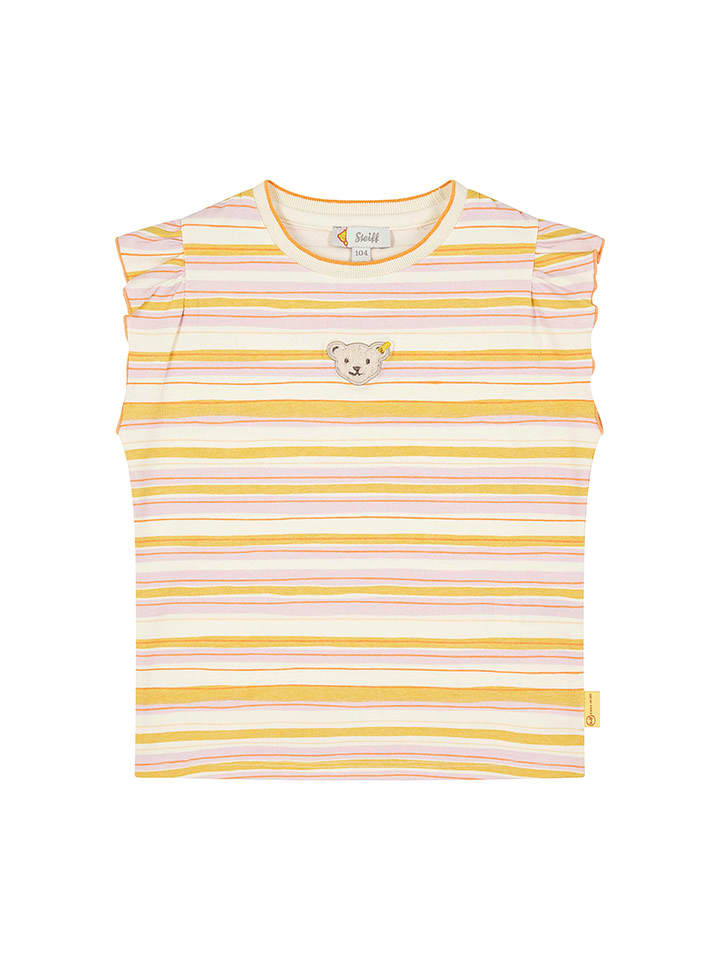 Steiff Top w kolorze pomarańczowo-żółtym rozmiar: 92