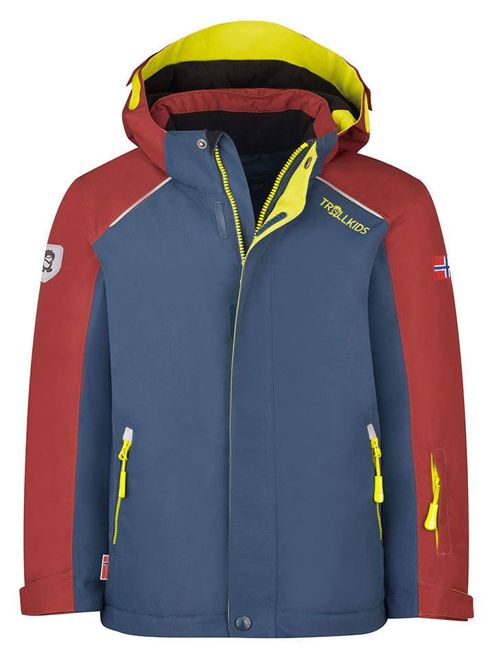 Trollkids Kurtka narciarska "Holmenkollen" w kolorze granatowym rozmiar: 128