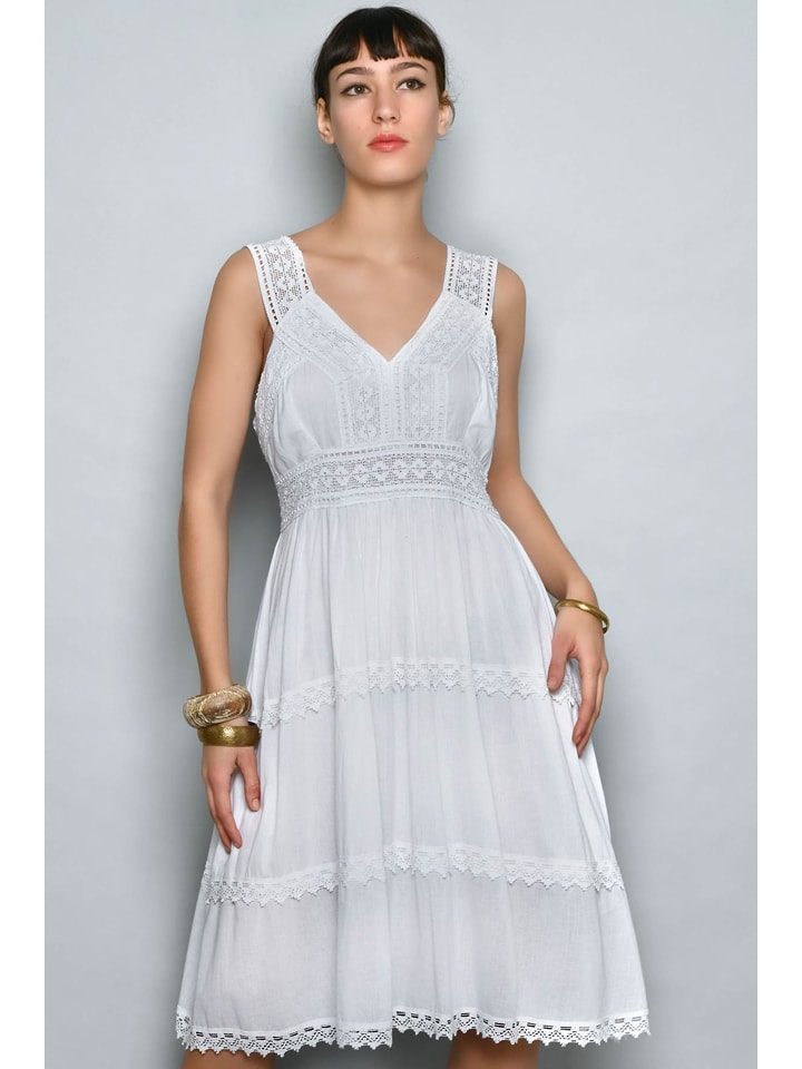 H.H.G. Sukienka w kolorze białym rozmiar: M