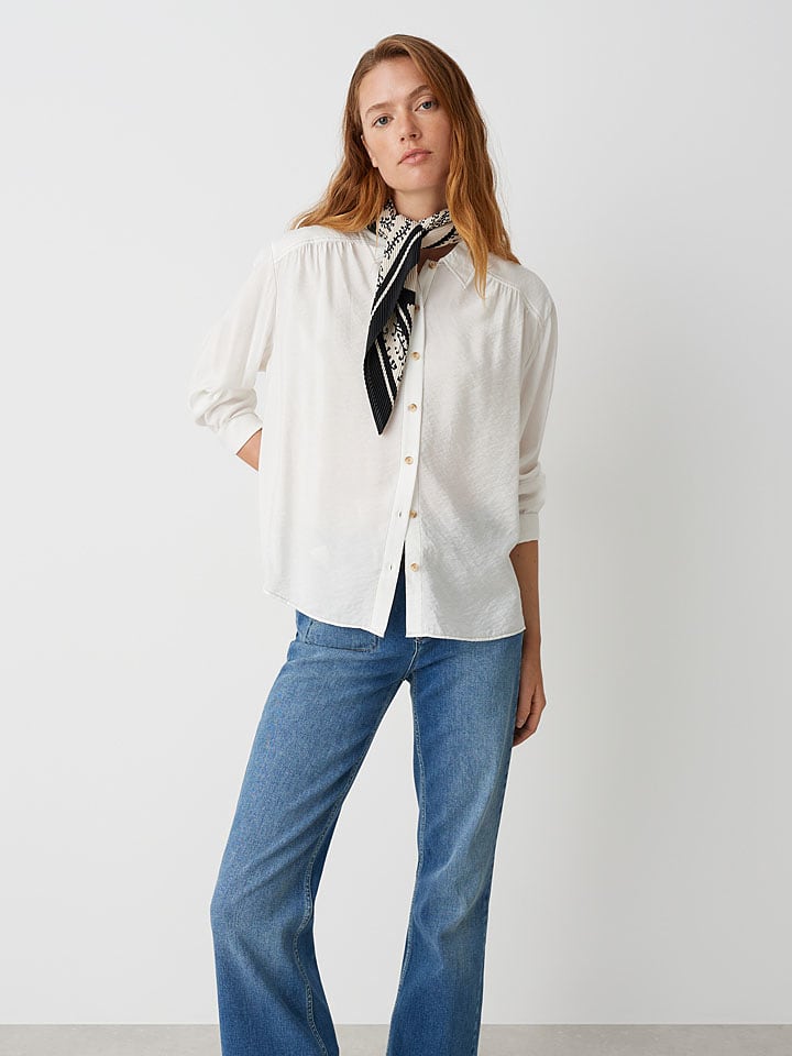 OPUS Bluzka w kolorze białym rozmiar: 36