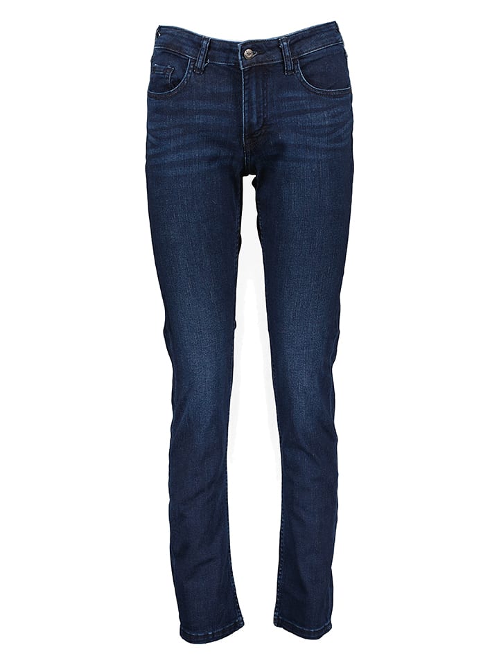 Dżinsy "Rebecca" - Slim fit - w kolorze granatowym