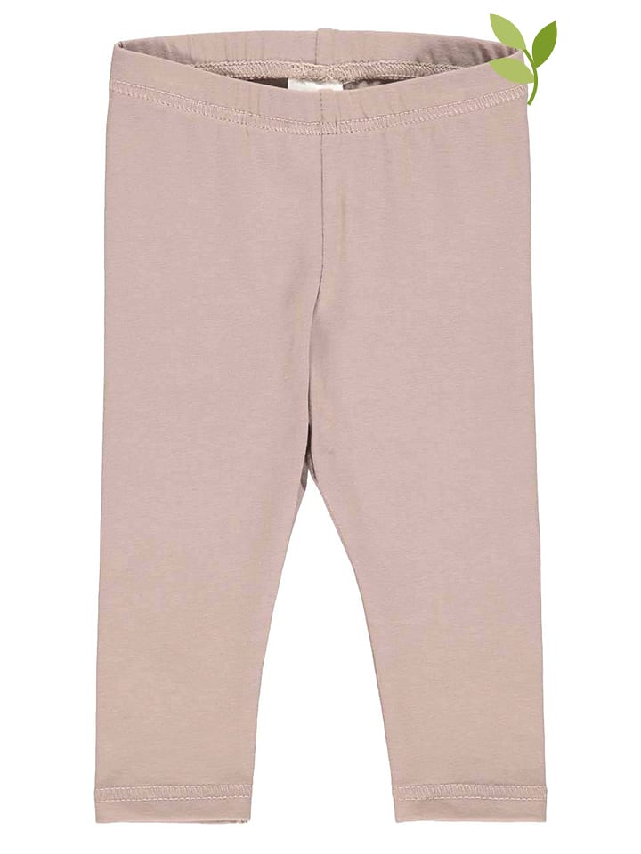 Legginsy w kolorze beżowym