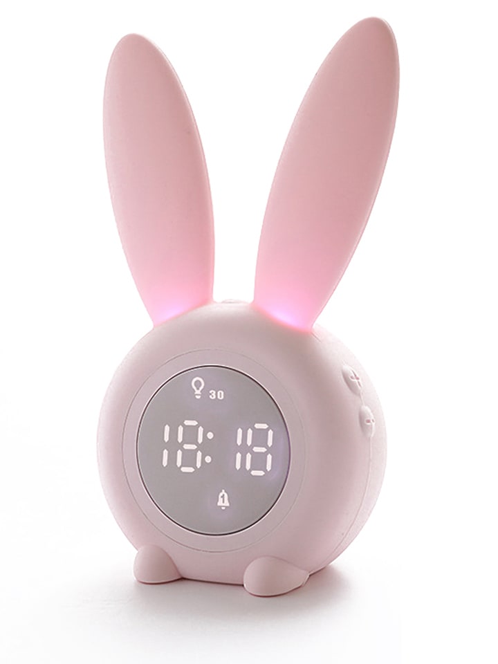 Budzik w kolorze jasnoróżowym