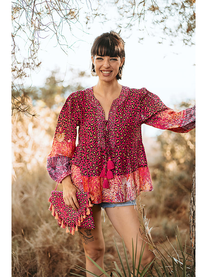 Isla Bonita by SIGRIS Bluzka w kolorze czerwonym rozmiar: M