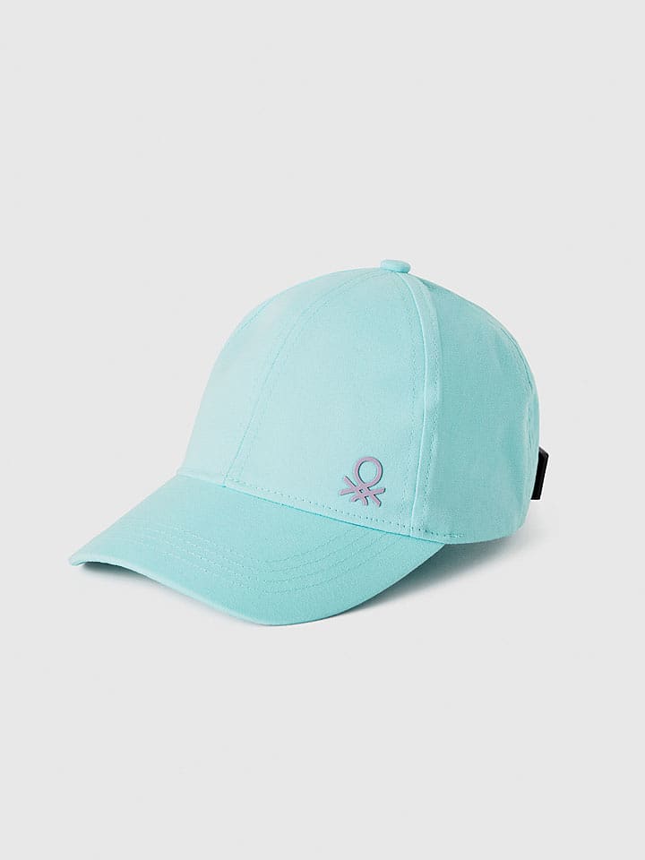 Benetton Czapka w kolorze turkusowym rozmiar: 90