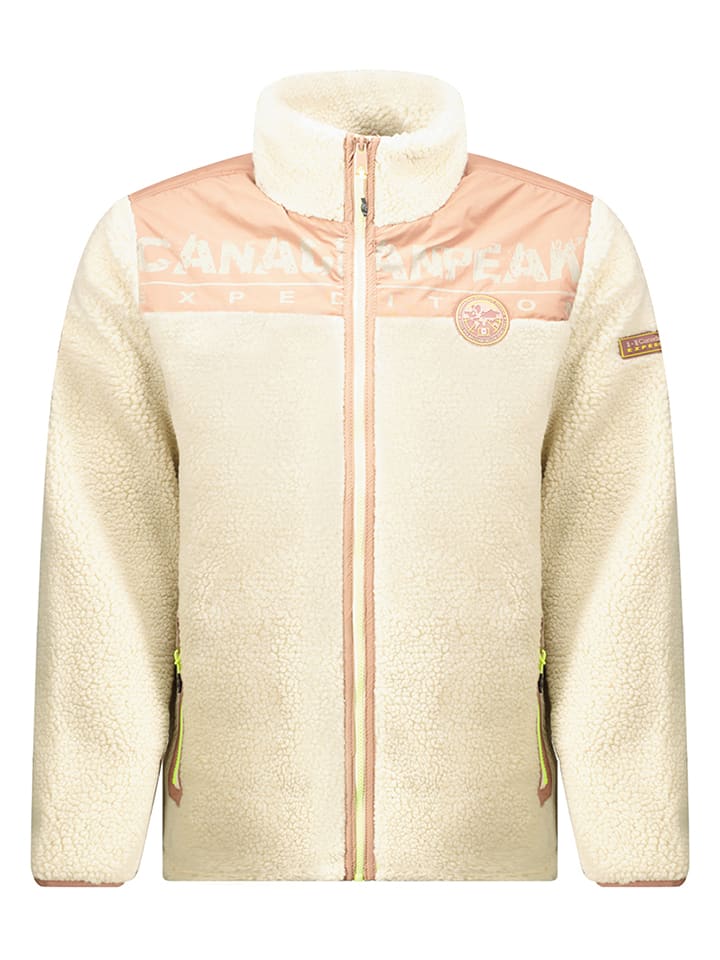 Canadian Peak Bluza polarowa "Tumarineak" w kolorze kremowym rozmiar: M