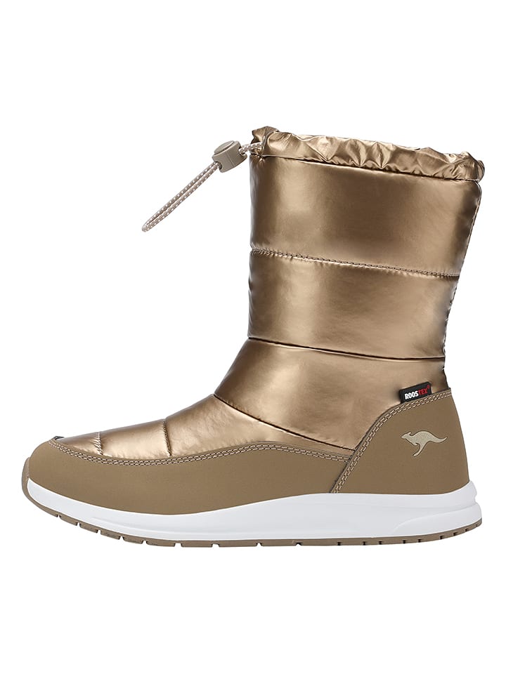 Kangaroos Kozaki zimowe "K-WW Luna RTX" w kolorze złotym rozmiar: 36