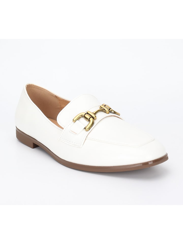 Mokasyny w kolorze białym