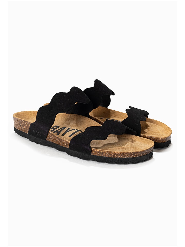 BAYTON Klapki "Wanneroo" w kolorze czarnym rozmiar: 37