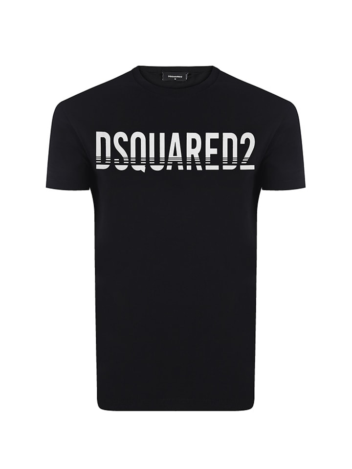 Dsquared² T-shirt w kolorze czarnym rozmiar: XXL