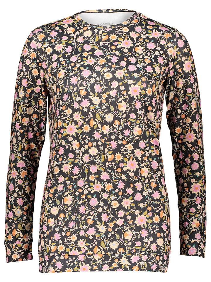 Koszulka funkcyjna w kolorze czarnym ze wzorem