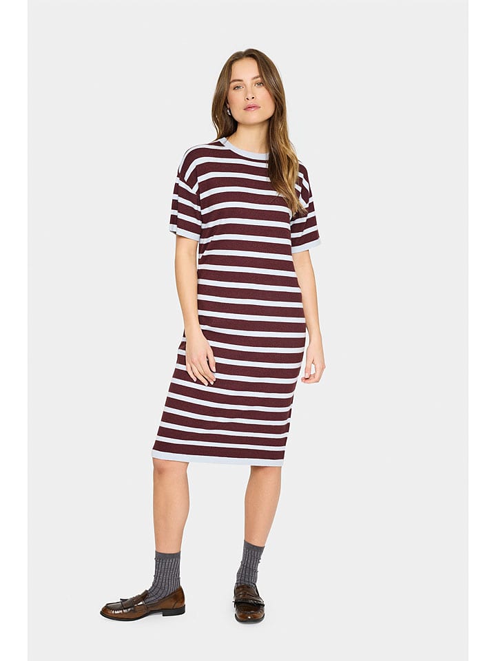 SAINT TROPEZ Sukienka w kolorze bordowym rozmiar: XL