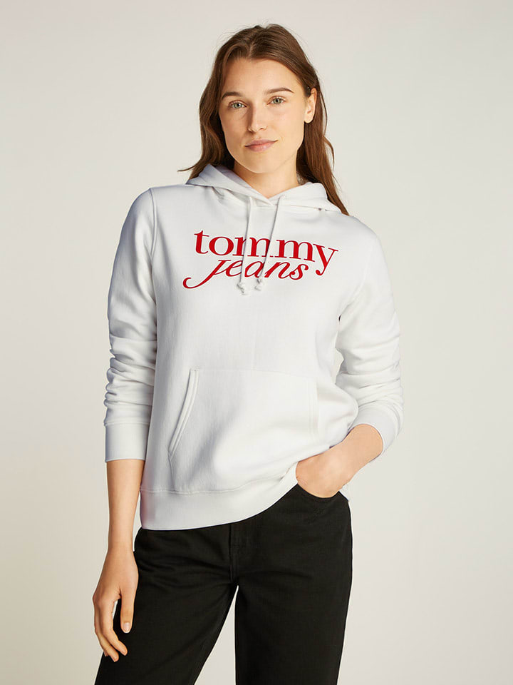 TOMMY JEANS Bluza w kolorze białym rozmiar: M