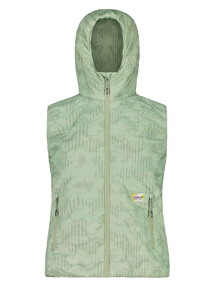 Maloja Kamizelka funkcyjna "NussenseeM." w kolorze zielonym rozmiar: XS