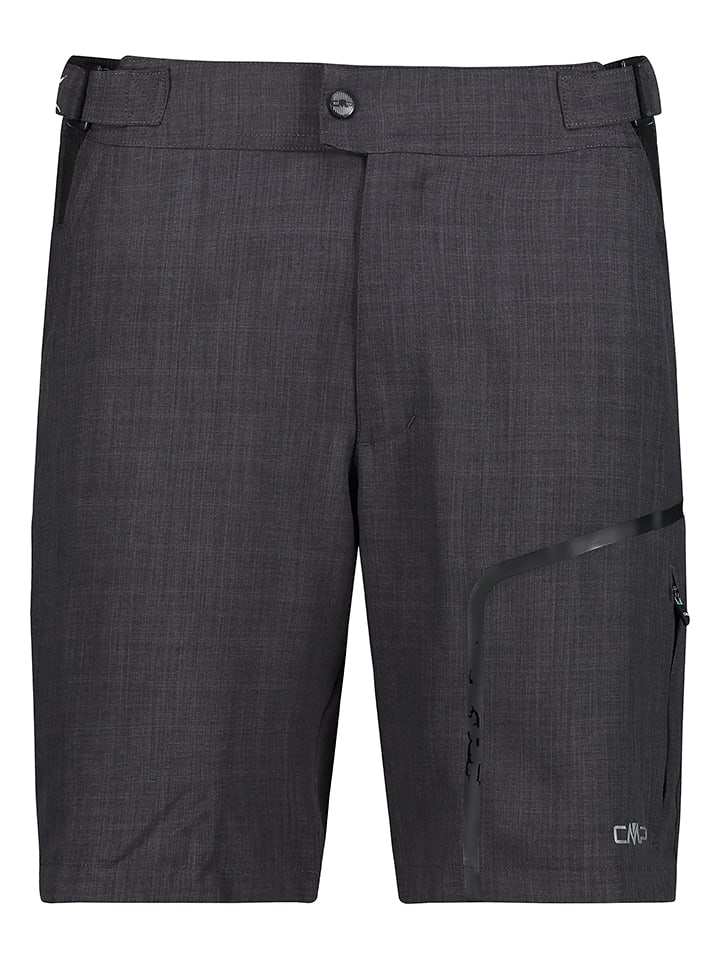 Szorty funkcyjne w kolorze antracytowym