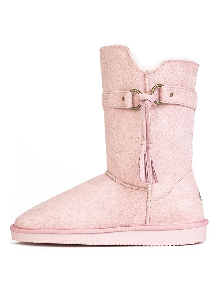 ISLAND BOOT Botki zimowe "Crawford" w kolorze jasnoróżowym rozmiar: 39