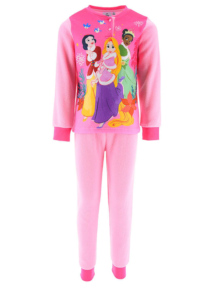 Disney Princess Piżama "Princess" w kolorze jasnoróżowym rozmiar: 104