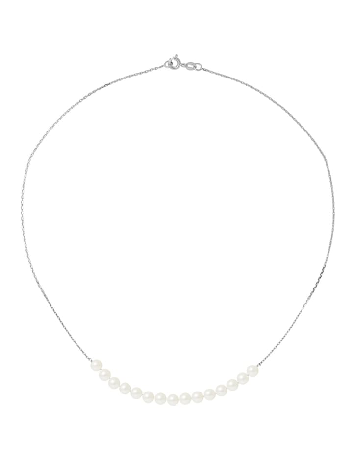 Pearl Addict Złoty naszyjnik z perłami - dł. 42 cm rozmiar: onesize