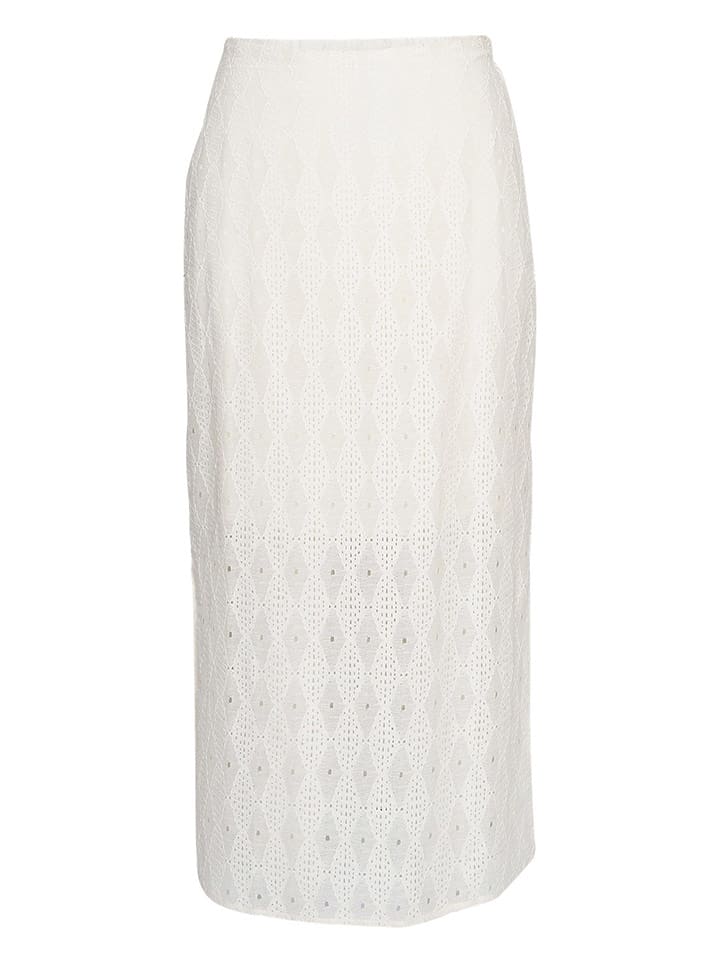 MOSS COPENHAGEN Spódnica "Madelena" w kolorze kremowym rozmiar: XL