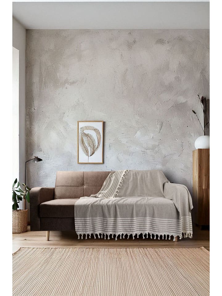 Mijolnir Pled w kolorze beżowym rozmiar: 180x220 cm