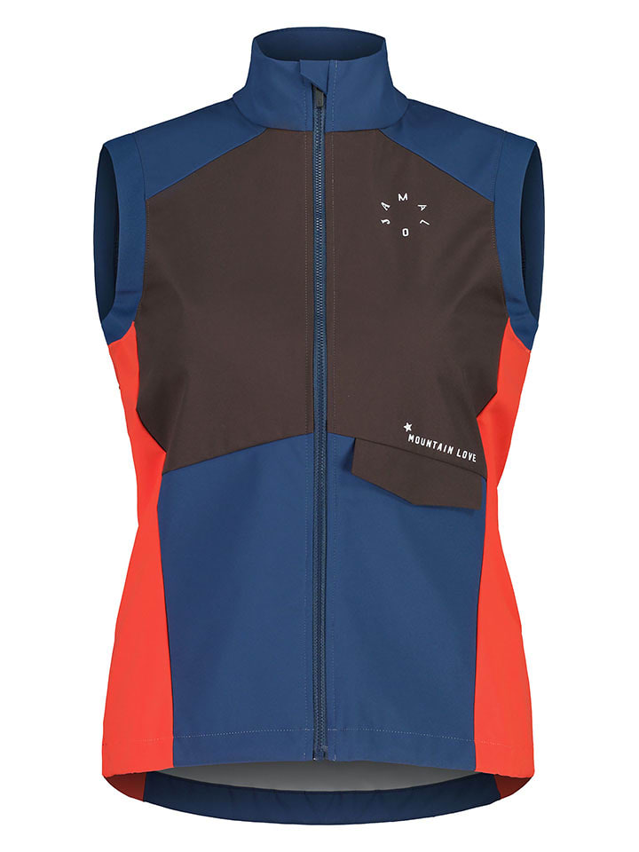 Maloja Kamizelka softshellowa "BärenkopfM." w kolorze granatowym rozmiar: M