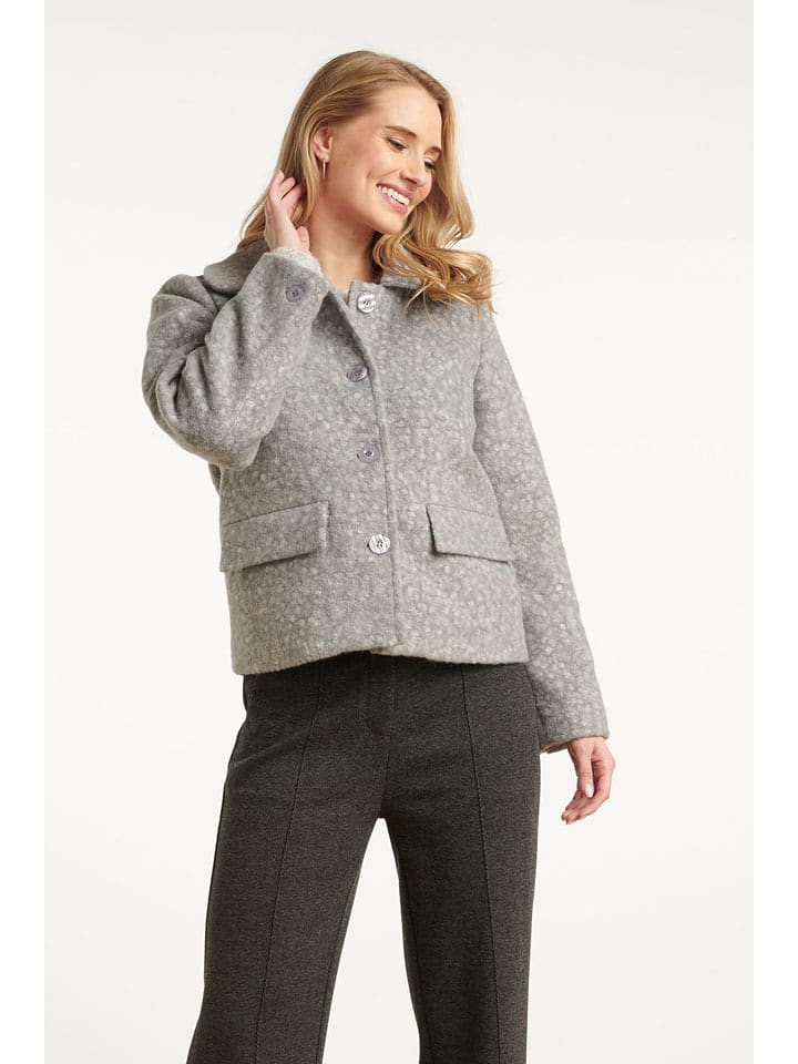 Smashed Lemon Kurtka przejściowa w kolorze szarym rozmiar: XXL