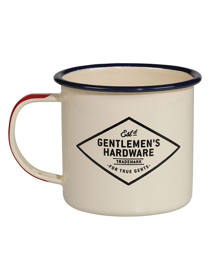 Gentlemen's Hardware Kubek kempingowy "Adventure Begins" w kolorze beżowym - 325 ml rozmiar: onesize