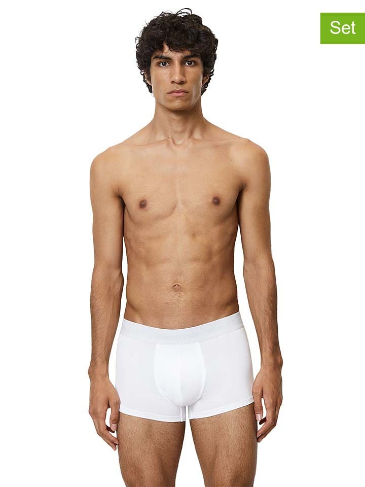 Marc O´Polo Bokserki (3 pary) w kolorze białym rozmiar: L