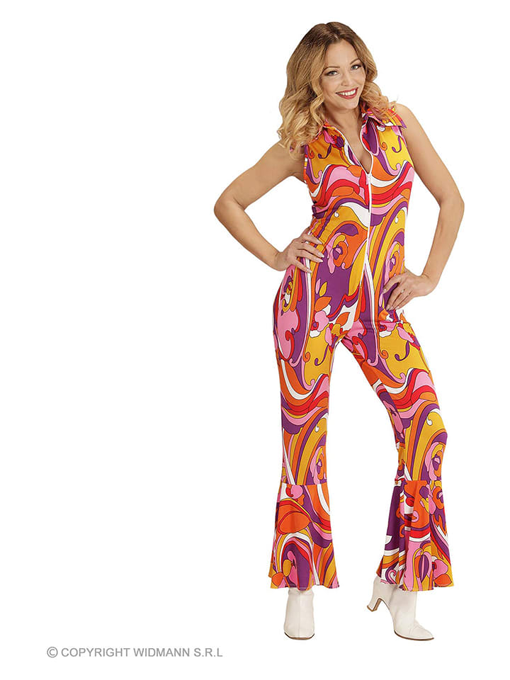 Carnival Party Kombinezon kostiumowy w kolorze pomarańczowo-różowym rozmiar: M