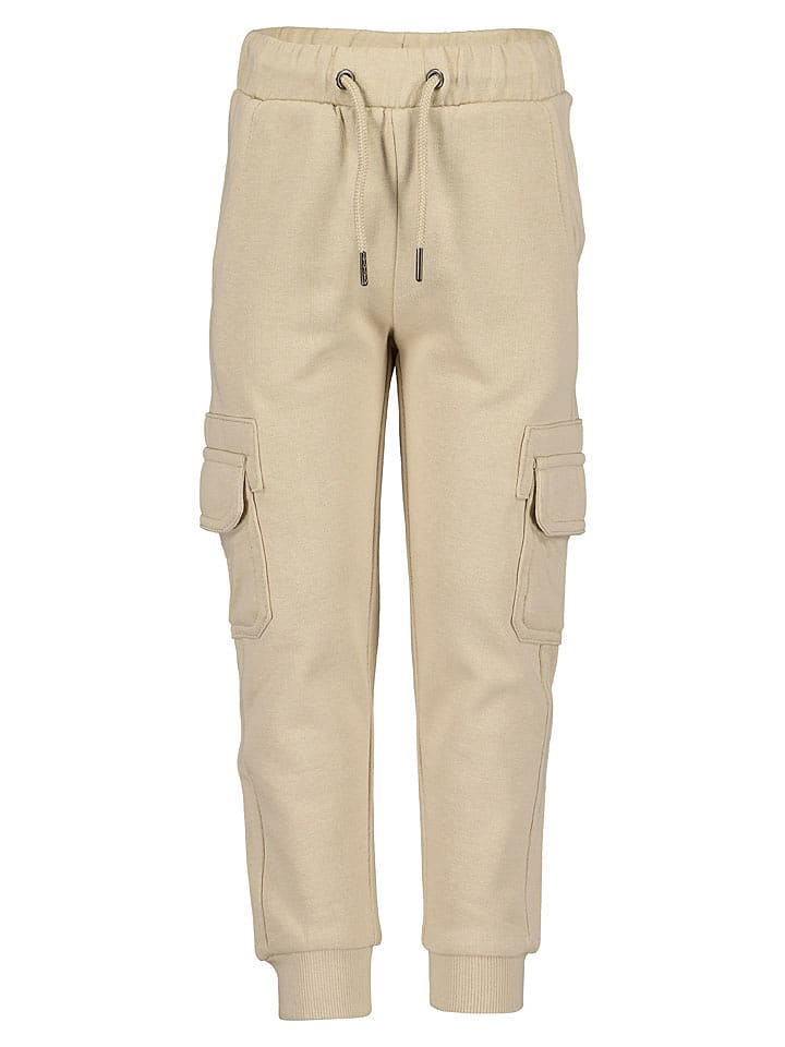 Blue Seven Spodnie dresowe w kolorze beżowym rozmiar: 122