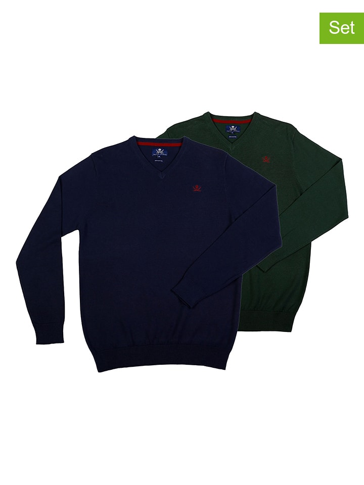 The Time of Bocha Swetry (2 szt.) w kolorze granatowym rozmiar: XXL