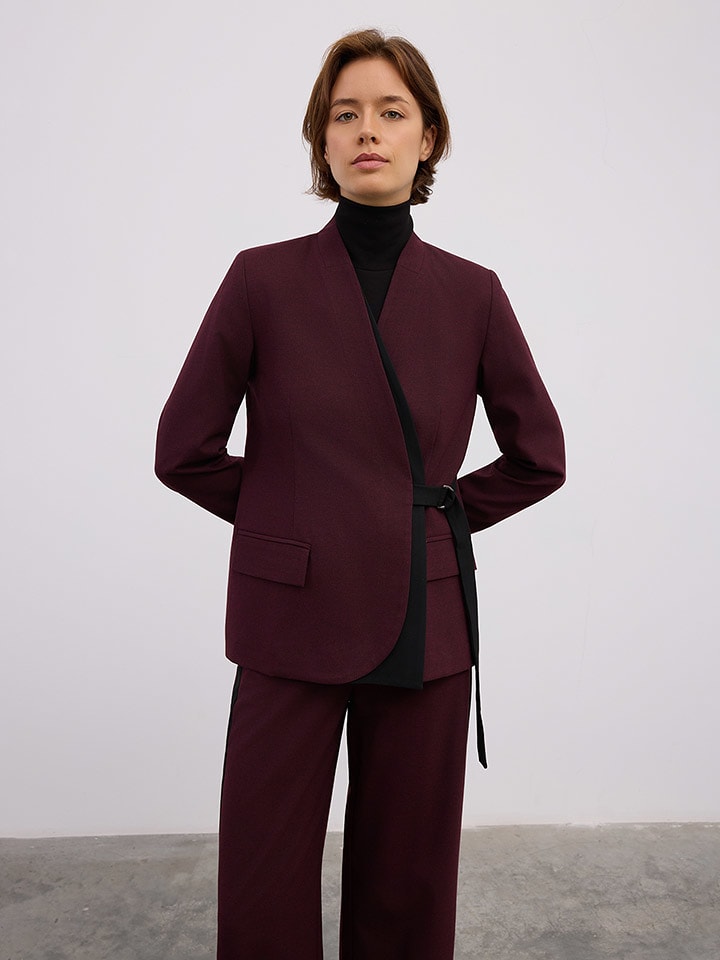 BGN Blezer w kolorze bordowym rozmiar: 40