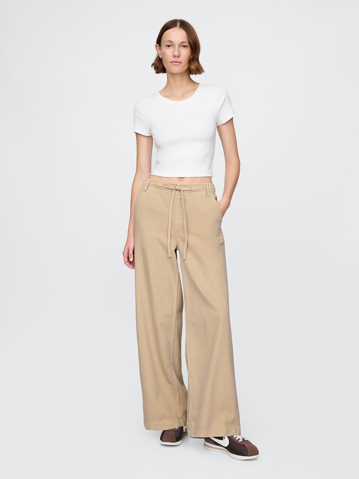 GAP Spodnie w kolorze beżowym rozmiar: XL