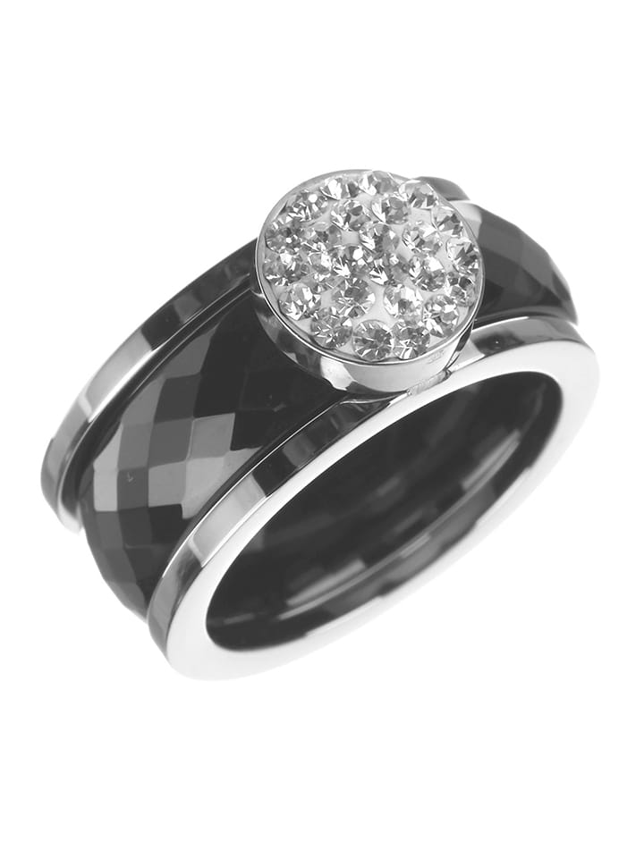 Pierścionek z kryształami