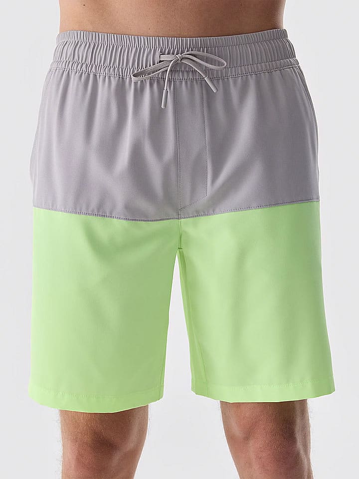 4F Szorty kąpielowe w kolorze szaro-zielonym rozmiar: M