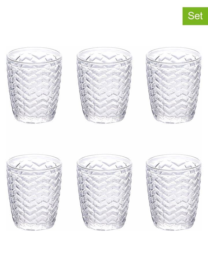 Villa d´Este Szklanki (6 szt.) "Twist" - 295 ml rozmiar: onesize